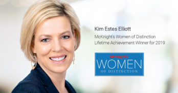 Kim Estes Elliott, McKnight's Women of Distinction Lifetime Achievement Winner for 2019