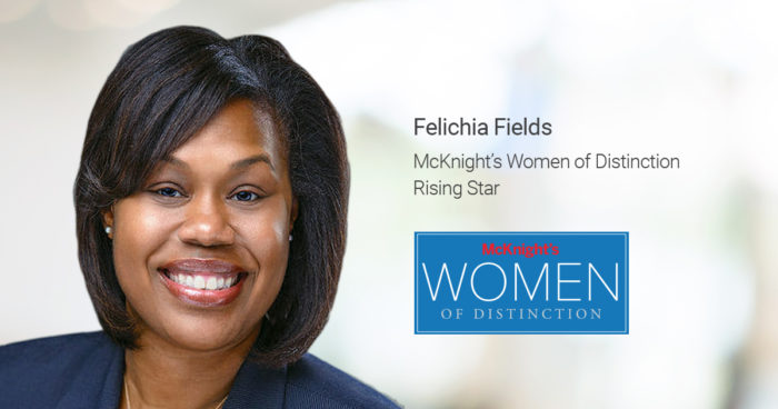 A photo of McKnight's Women of Distinction Rising Star Felichia Fields.