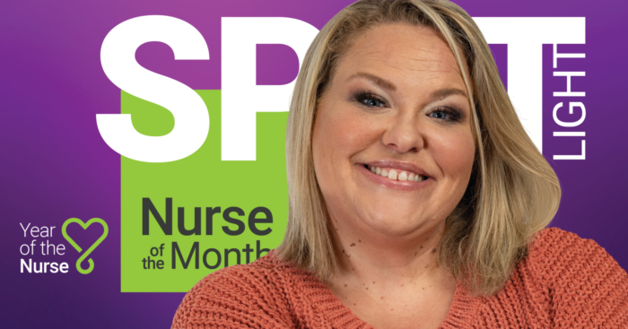 February 2020 Nurse of the Month Brandy Malone
