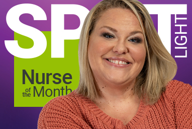 February Nurse of the Month, Brandy Malone Spotlight image
