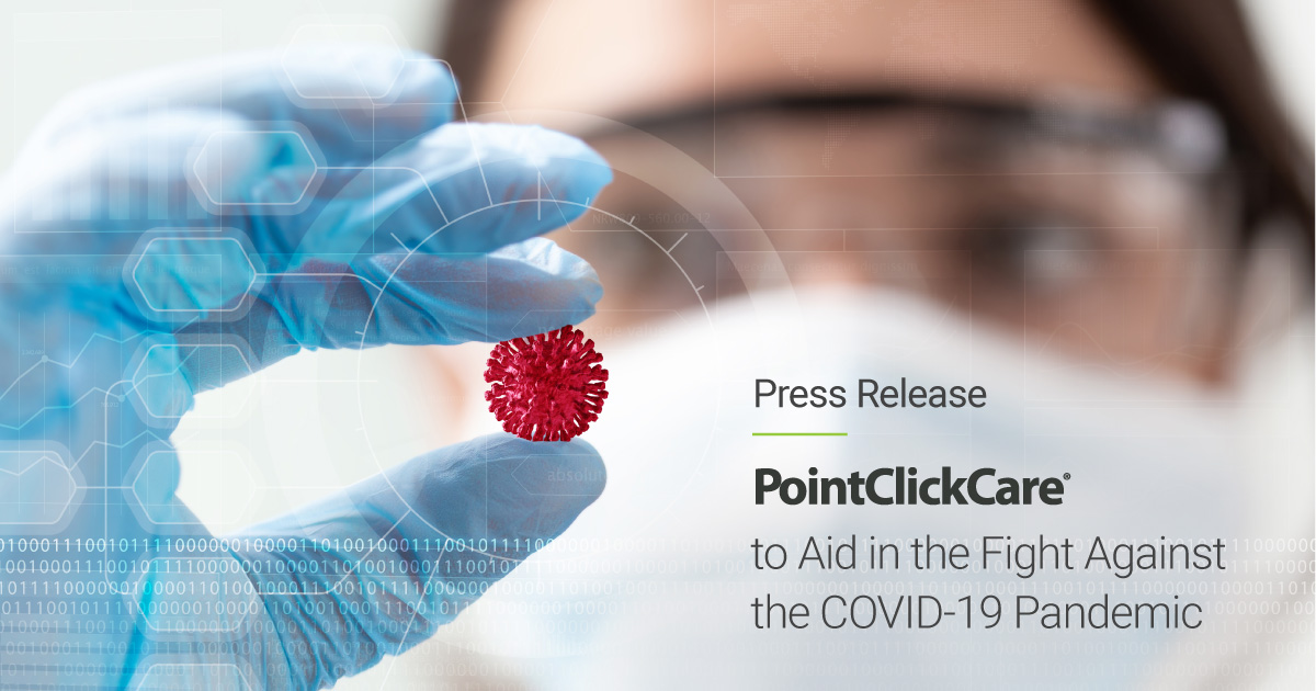 A biopharmaceutical researcher using insights from PointClickCare to aid in the fight against the COVID-19 pandemic