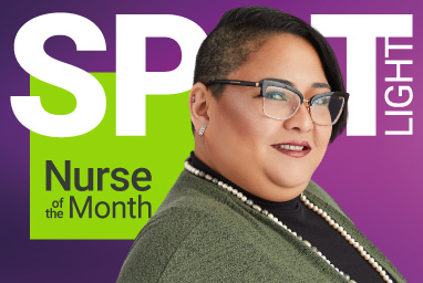 Maria, PointClickCare's Nurse of the Month for July