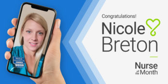 Nurse of the month for November 2020: Nicole Breton