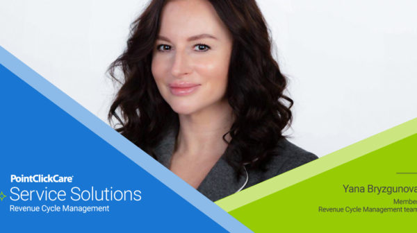 Yana Bryzgunova headshot for PointClickCare service solutions banner