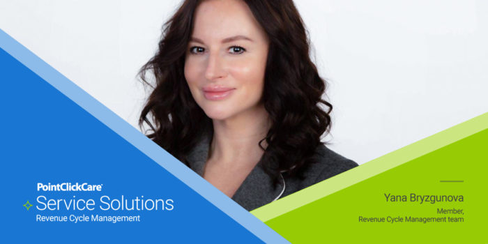 Yana Bryzgunova headshot for PointClickCare service solutions banner