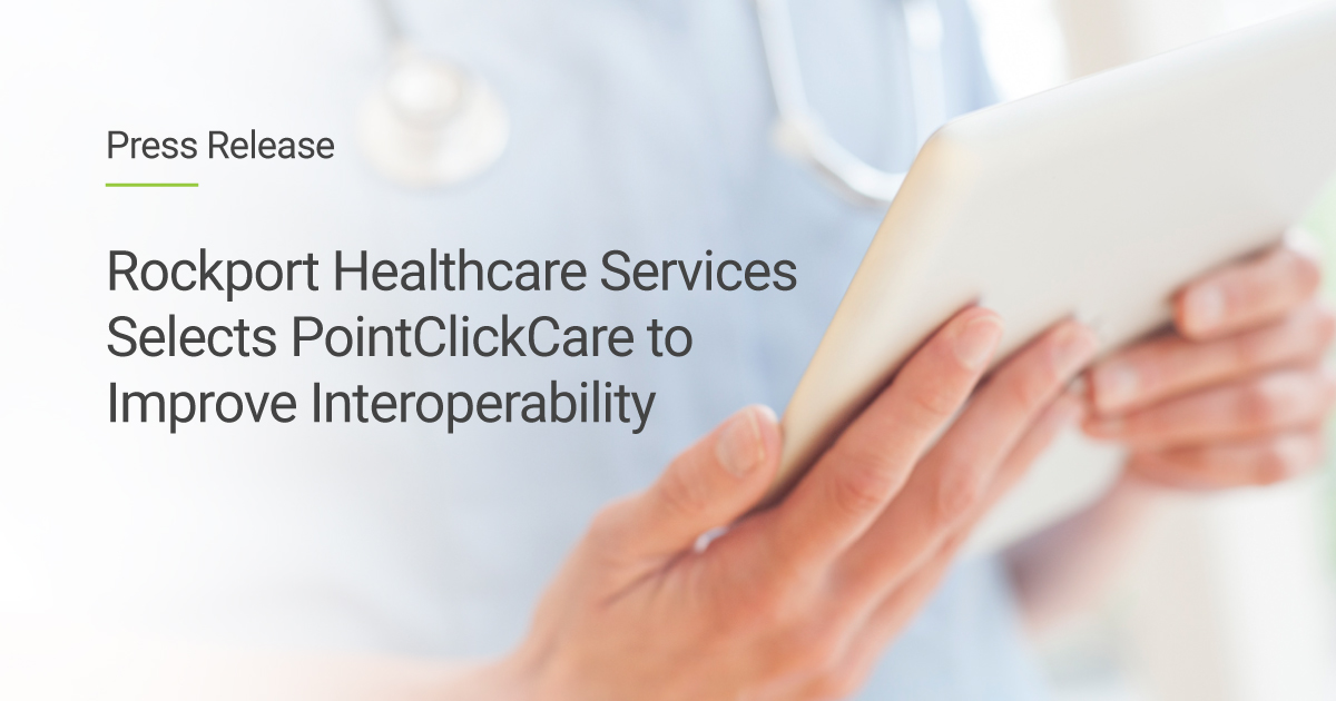 A skilled nursing professional reading about the news about how California’s Largest Skilled Nursing Provider Implements PointClickCare in more than 80 facilities