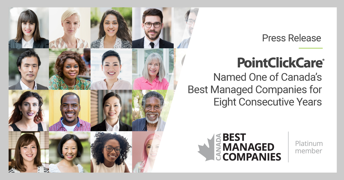 PointClickCare Named One of Canada’s Best Managed Companies for Eight Consecutive Years press release image