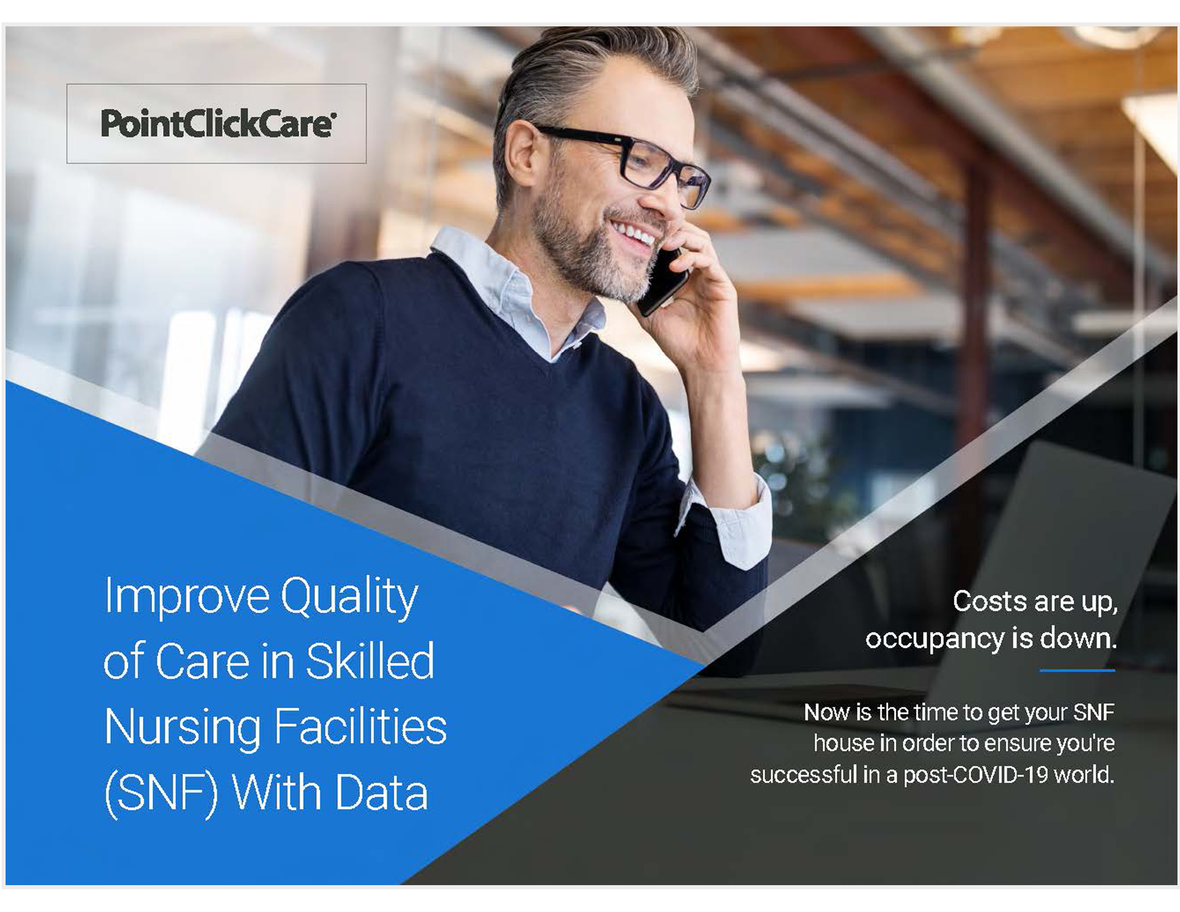 Improve Quality of Care in Skilled Nursing Facilities SNF with Data Infographic thumbn image