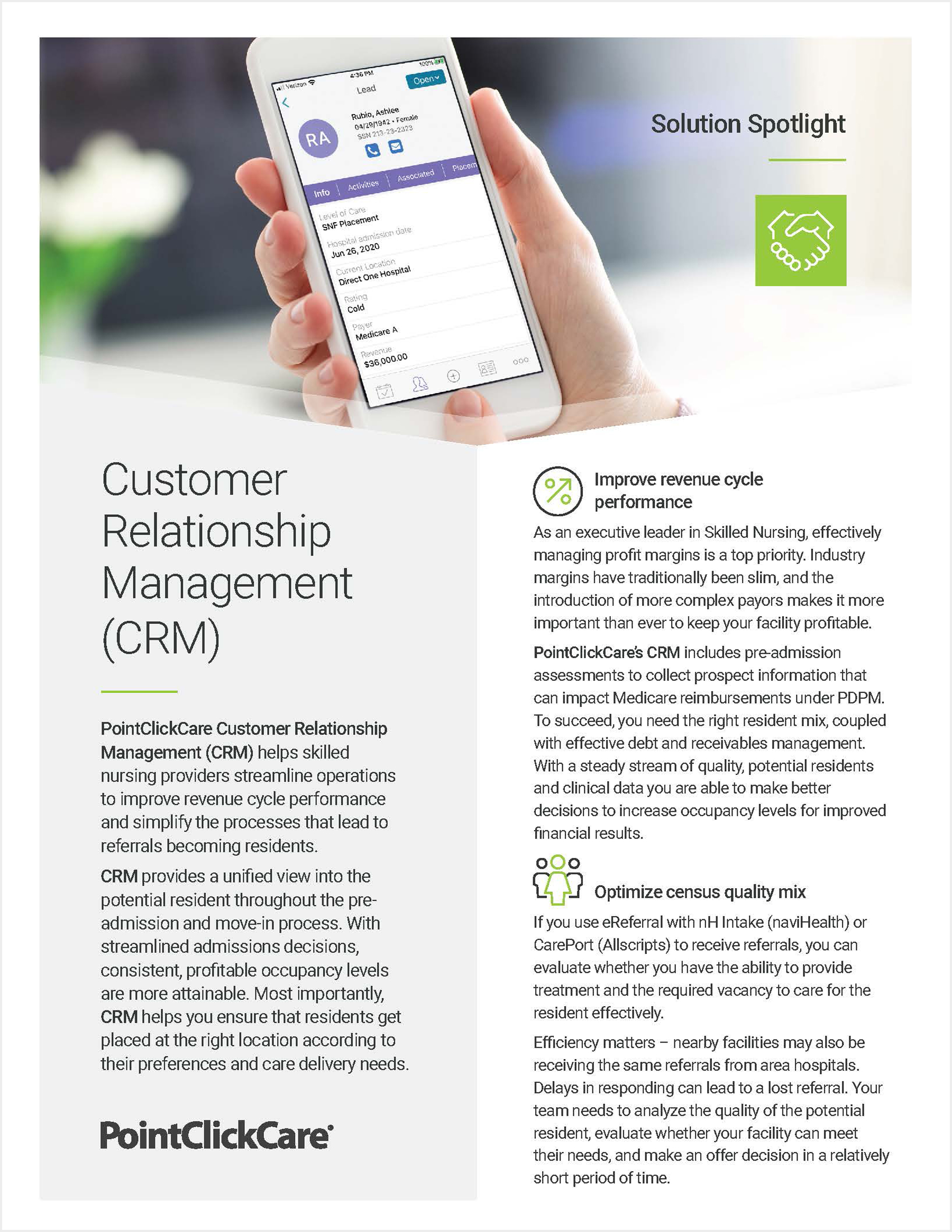 Customer Relationship Management Solution Spotlight Cover