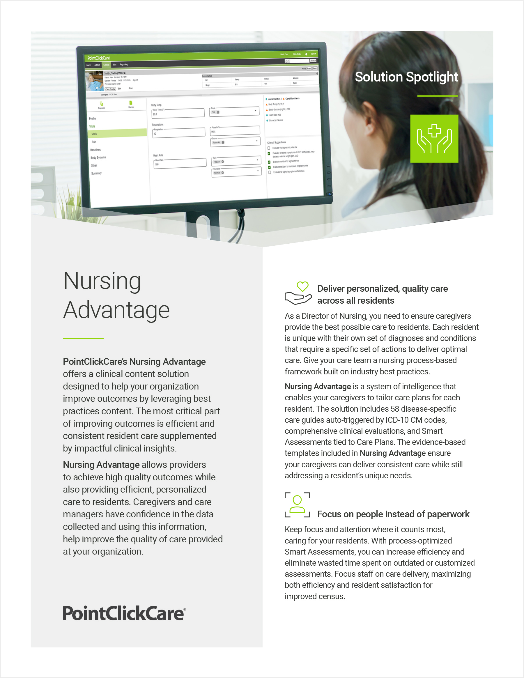 Nursing Advantage Solution Spotlight cover page