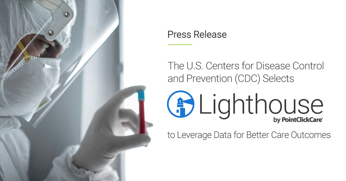 The U.S. Centers for Disease Control and Prevention (CDC) selects Lighthouse as a data source press release banner