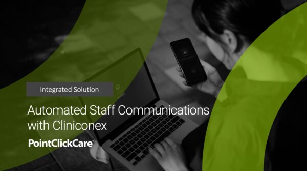 Automated Staff Communications with Cliniconex integrated solution banner