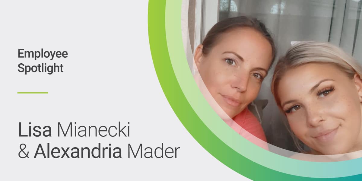 Employee spotlight - Lisa Mianecki and Alexandria Mader banner