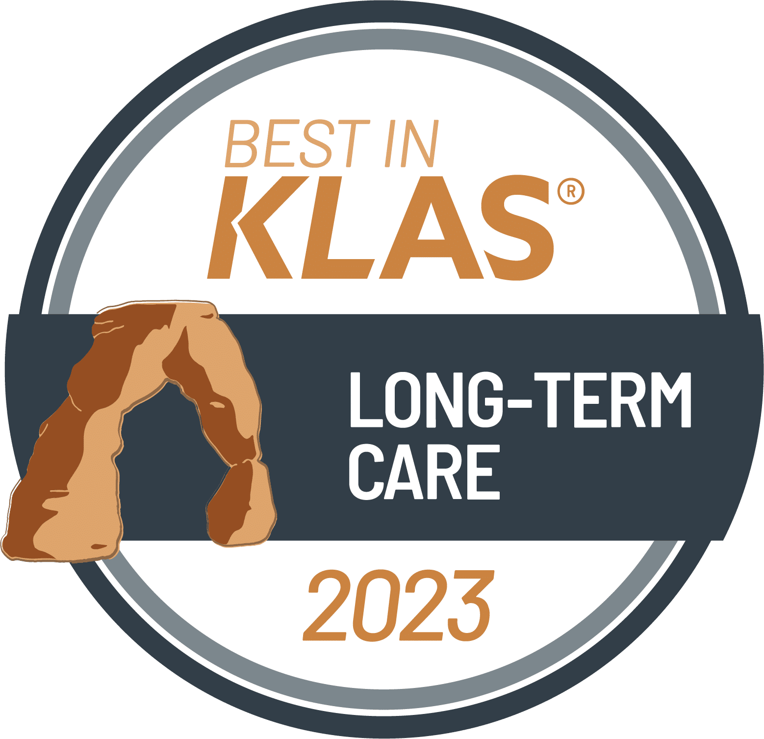 Best in KLAS Long-Term Care 2023 recognition logo