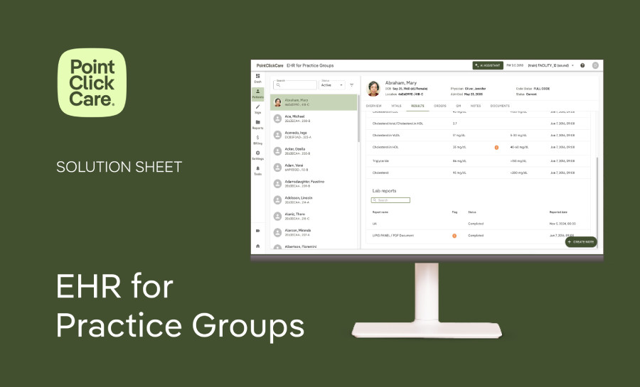 EHR for Practice Groups Solution Sheet