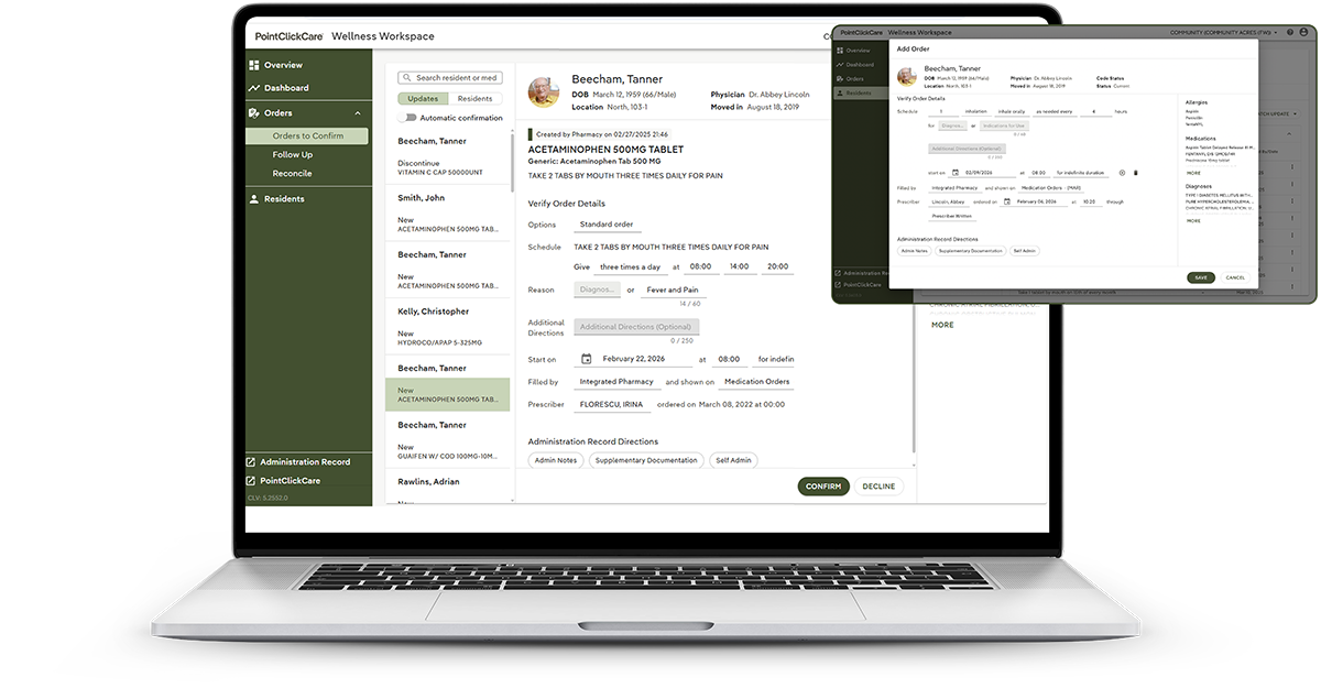 Pharmacy Connect clear visibility interface
