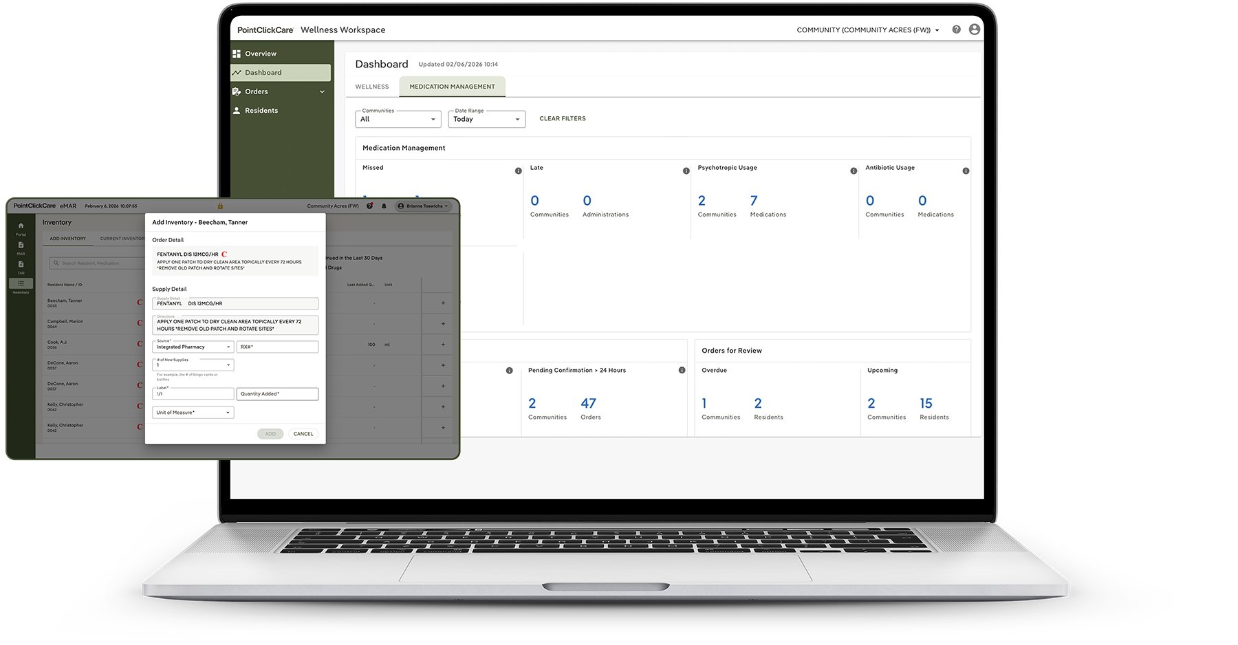 Pharmacy Connect compliant medication practices interface