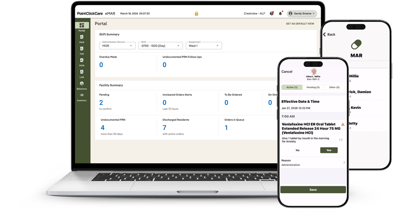 Real-time medication management with eMAR system