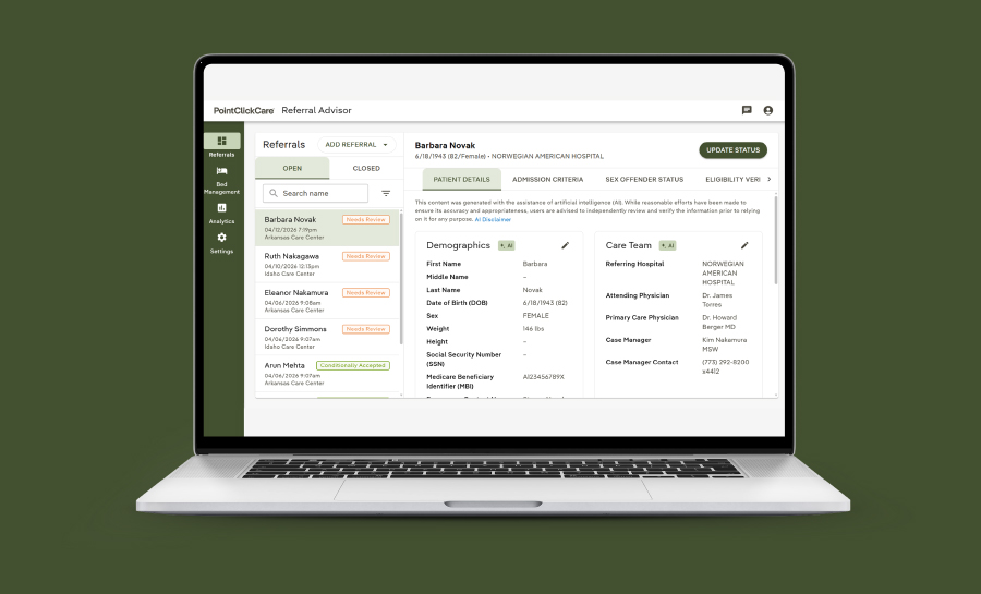 Referral Advisor for Skilled Nursing - Solution Sheet
