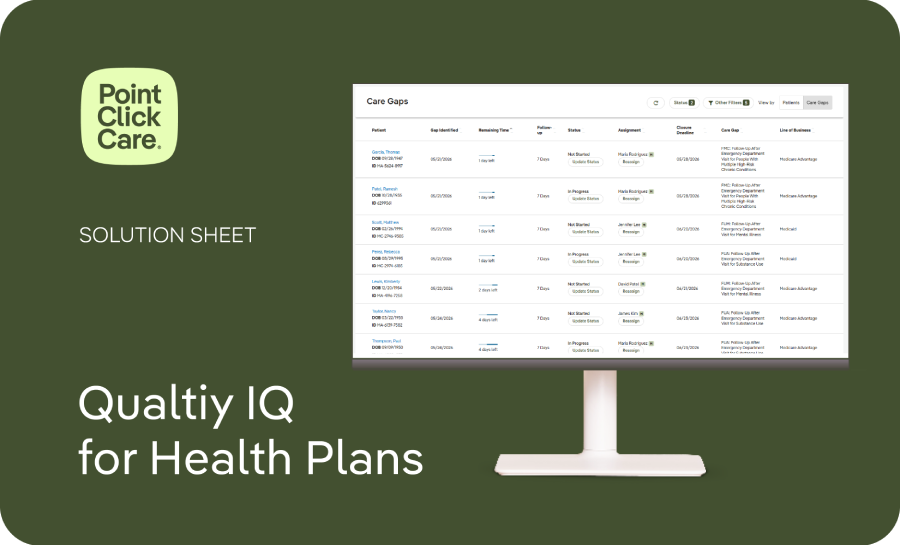 Quality IQ for Health Plans - Solution Sheet